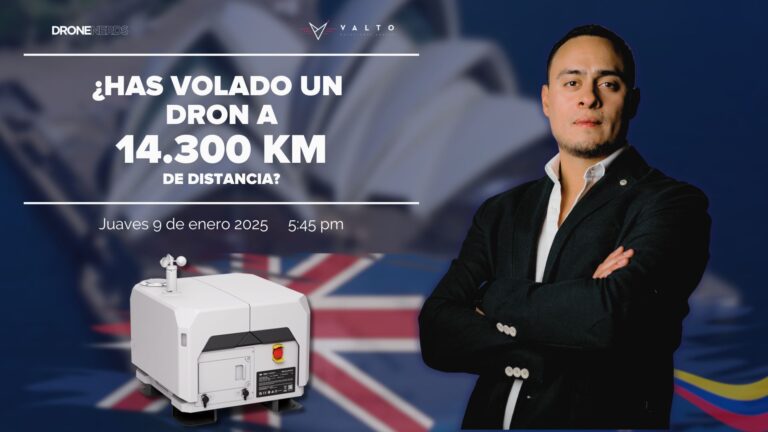 Vuelo de Drone a 14.300km de distancia